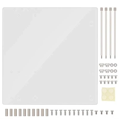 Imagen de Placa Base de computadora Soporte Transparente Marco acrílico Overlock Moda DIY para M ATX 244 x mm