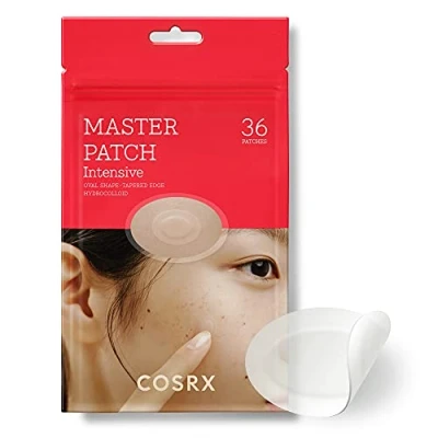 Imagen de COSRX Master Patches tratamiento intensivo de parches hidrocoloides ovalados contra los botones aceite árbol ácido salicílico para un hinchados (36 parches)