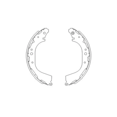 Imagen de KAVO PARTS KBS 7411 Zapatas de Freno 295 50 NISSAN: Pick Up, Navara up