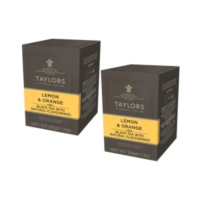Imagen de Taylor de Harrogate Té negro Naranja y limón 40 bolsitas (80 Gr) Cítricos en