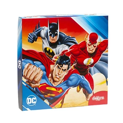 Imagen de Dekora Puzzle de la Liga Justicia con Pralines Chocolate Infantil 12 Bombones