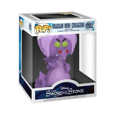 Imagen de Funko Pop! Disney: Sits 6&quot; Madam Mim As Dragon 1/6 de Probabilidades Obtener la RARA Variante Chase Sword In The Stone Figura Vinilo Coleccionable Idea Regalo Mercancia Oficial