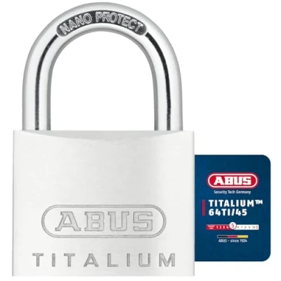 Imagen de Abus 64TI/45 KA6454 Candado Titalium de 45mm llaves iguales