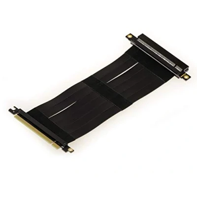 Imagen de KALEA INFORMATIQUE Extensor Tipo Elevador para Puerto PCI Express x16 a PCIe con Capas Flexibles blindadas, Compatible 3.0. Longitud Total 23cm