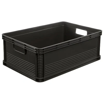 Imagen de keeeper Robusta Caja de Transporte, Resistente a ácidos y apto para alimentos, 60 x 40 22 cm, 45 l, Robert, Gris Grafito