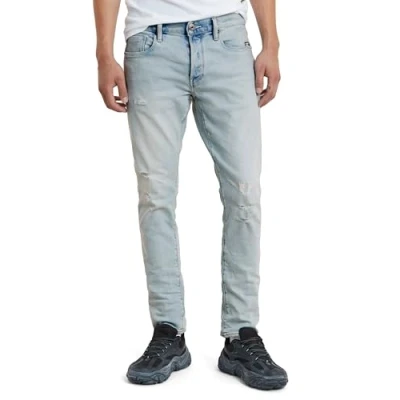 Imagen de G STAR 3301 Slim Jeans Vaqueros, Azul (Sun Faded Ripped ISAR Blue 51001 d503 g360), 36W / 36L Hombre