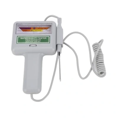 Imagen de Calidad del Agua Medidor, Probador de PH Cloro Kit Tester Digital Portátil Piscina SPA Análisis Medidor Electrónico Prueba