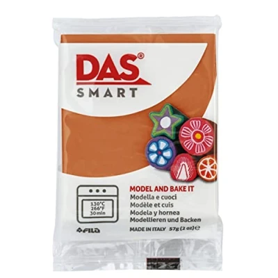Imagen de DAS Smart, Pasta para modelar que se endurece al horno, 57g, Cobre Metálico