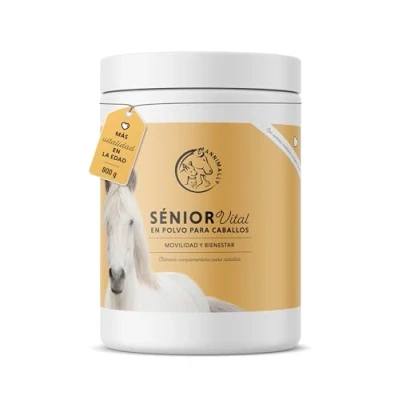 Imagen de Annimally Senior Vital Polvo para Caballos con MSM, Semilla de UVA, Glucosamina, Garra del Diablo Suplemento apoyar el corazón, la circulación, los Huesos y Las articulaciones
