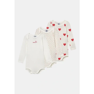 Imagen de Petit Bateau 3 PACK Body para niños, Talla: 68, White
