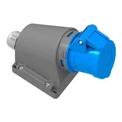 Imagen de base aérea cetac de superficie, para conexiones 2p+T, ip44, azul, 250V