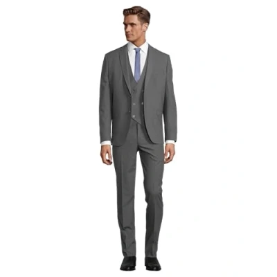Imagen de Steffen Klein Classy Gentleman Traje de negocios para hombre (3 piezas, con chaleco), gris, 56
