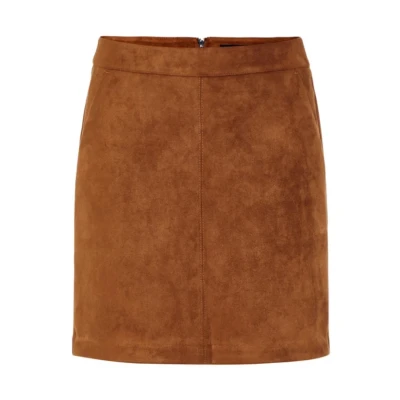 Imagen de Vero Moda Donnadina Falda de tubo, Mujer, Talla: XL, Cognac
