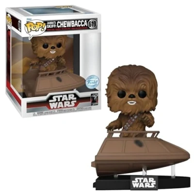 Imagen de Funko Star Wars Episodio Vi: Return of The Jedi Chewbacca Jabba&#039;s Skiff 40th Anniversary Pop! Vinilo