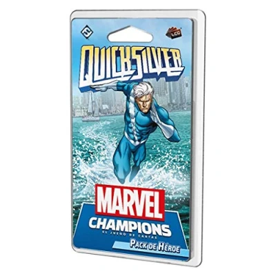 Imagen de Fantasy Flight Games Marvel Champions Quicksilver Pack de Heroe en español