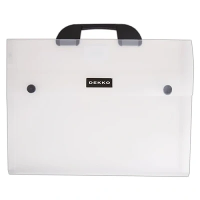 Imagen de West Design DKTGA3CL Westfolio Carpeta de fuelle lateral, DIN A3, tipo G, transparente