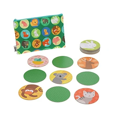 Imagen de PETIT COLLAGE Matching/Memo Animals + Babies, Color Juego de Animales y bebés (5055923789988)