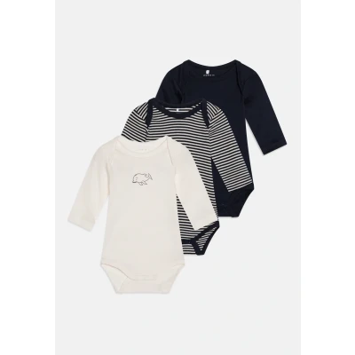 Imagen de Name it Nbnbody CORE Unisex 3 PACK Body para niños, Talla: 6 9m, Dark sapphire