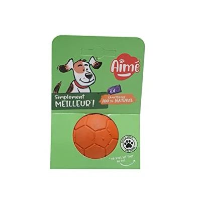 Imagen de Aime Pelota para Perro, Goma 100% Natural, Duradera, Resistente 6 cm