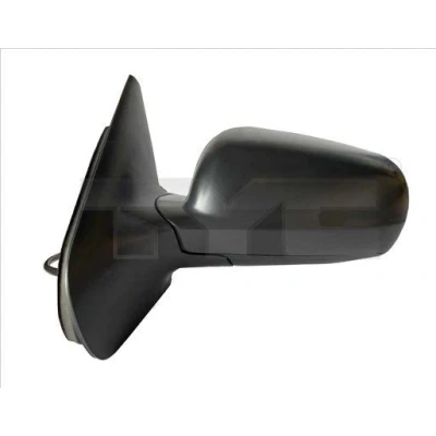 Imagen de espejo retrovisor Tyc 337 0300 izquierda negro para ajuste elect. espejo, asférico, tintado en azul, calefactable, Caja grande de