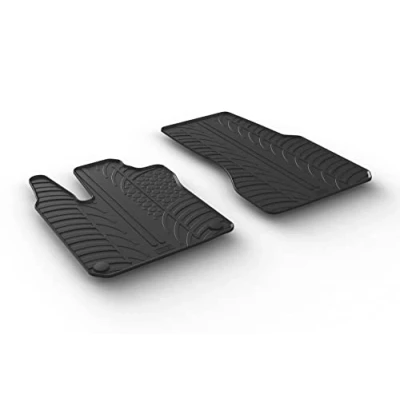 Imagen de Gledring 0461 Juego de alfombrillas suelo Caucho 2 negro 750mm 550mm