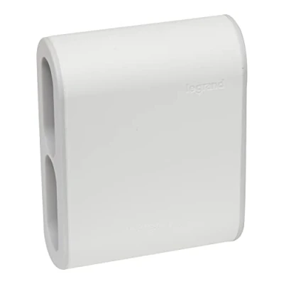 Imagen de LEGRAND Enchufe multitoma cuádruplite Extra Plano 4 Tomas Laterales sin Tierra 6A Seguridad Infantil integrada Blanco
