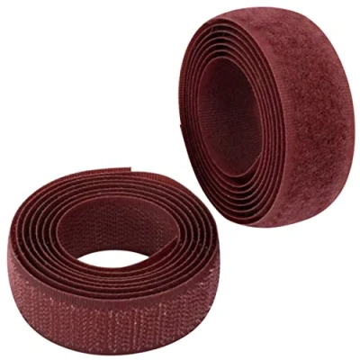 Imagen de AERZETIX C65913 Cinta/rollo de scratch 20mm 1 metro auto agarre organizador/sujetacables tira enganche bolsa prenda correa color: burdeos en poliamida y poliéster