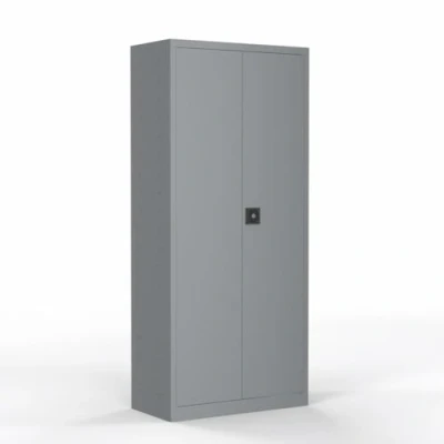 Imagen de Spacio Bergen Armario Metálico con Cerradura y Estantes Ajustables, Ideal para Oficina, Almacén Hogar Seguridad Archivo Diseño Resistente en Acero (180x80x40cm)