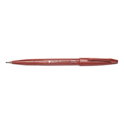 Imagen de Bolígrafo con punta de fieltro, marca Pentel, color marrón