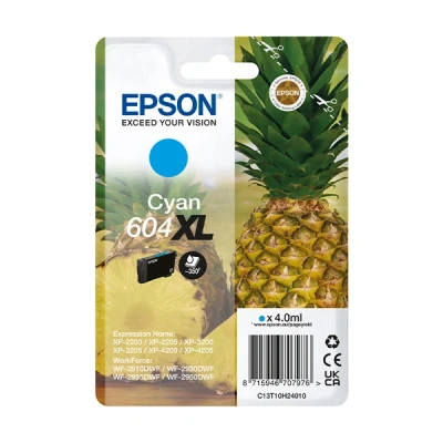 Imagen de Epson Tinta Original Cartucho Cian 604 Tamaño XL