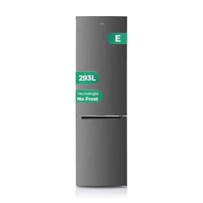 Imagen de Svan Frigorífico Combi 2 Puertas Inox SC185500ENFX. Capacidad 253 Litros, No Frost, Multi AirFlow, Puerta Reversible, Bajo Nivel Sonoro, Eficiencia Energética Clase E