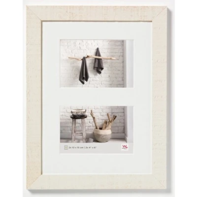 Imagen de Walther Design Walther, Home, Marco Multifoto De Madera Para 2 Fotos, HO215W, 27.4 x 35.9 cm, Crema