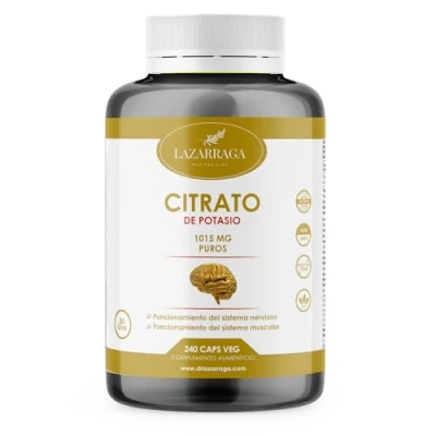 Imagen de Potasio 240 capsulas Altamente dosificado: 2820mg por dosis diariaMineral esencial para la función muscular y el funcionamiento del sistema nervioso
