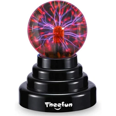 Imagen de Theefun Bola de Plasma Esfera Sensible al Tacto Mágica Solo USB para La Fiesta, Decoraciones, Apoyo, Niños, Dormitorio, Hogar y Regalos