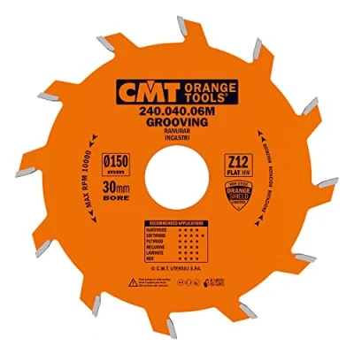 Imagen de CMT Orange Tools 240.040.06M Sierra circular para ranurar 150x4x30 z 12