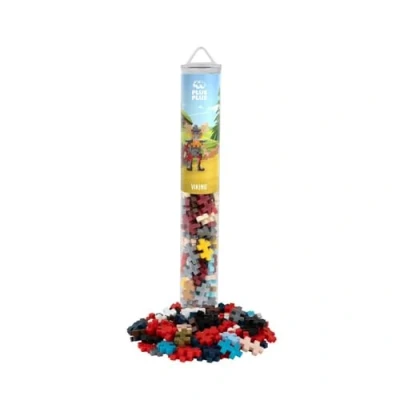 Imagen de PLUS Tubo de 100 Piezas Viking Juego construcción para niños a Partir 3 años PP4311
