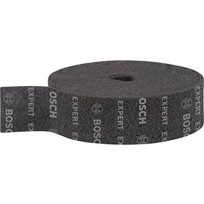 Imagen de Bosch Professional 1x Rollo de vellón Expert N880 para Láminas acero, Anchura 100 mm, Longitud 10 m, accesorios Lijado manual