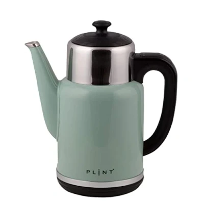 Imagen de PLINT Leaf color Kettle 1.7 Litre Capacity Double Wall Hot Water for Tea and Coffee Fast Boil 1500W Cordless Electric BPA Free Dry Protection Anti Slip 360 base