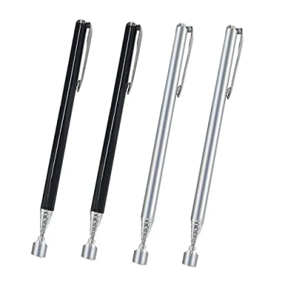 Imagen de SyiXute 4 Piezas Magnética Telescópica Varilla,Extensible Recoger Herramienta 12,8 a 65,5 cm,Bolígrafo Magnético Telescópico Portátil Para Tornillos Tuercas Objetos De Metal Iman