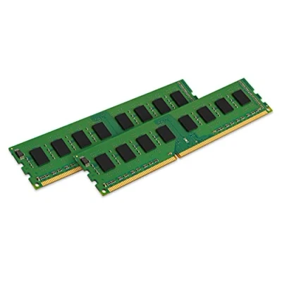 Imagen de Kingston ValueRAM 8GB 1600MHz DDR3 Non ECC CL11 DIMM Kit (2x4GB) 1Rx8 1.5V KVR16N11S8K2/8 Memoria de Escritorio