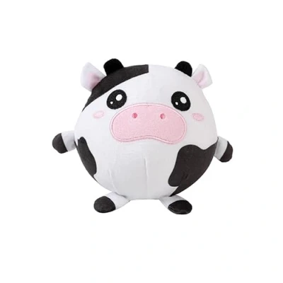 Imagen de I TOTAL® Cojín Suave Squishy de Espuma viscoelástica 14 cm diámetro, con Forma Peluche (Cow)