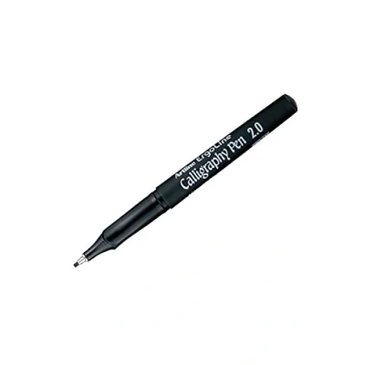 Imagen de artline Juego de 3 rotuladores Supreme Calligraphy Pen punta 2 mm, color negro