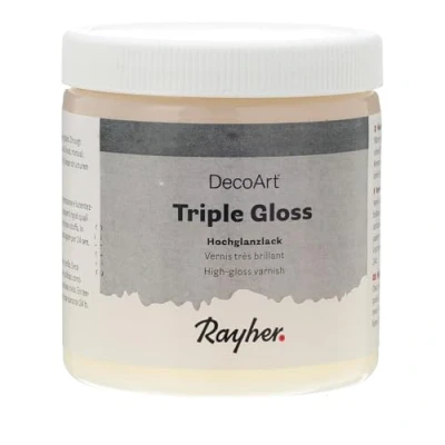 Imagen de Rayher Barniz brillante Triple Gloss, transparente, 236 ml, para interior, impermeable, 38067000