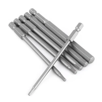 Imagen de Juego de destornilladores Puntas Destornillador Magnético Vástago Hexagonal 1/4&quot; 6 Piezas Punta