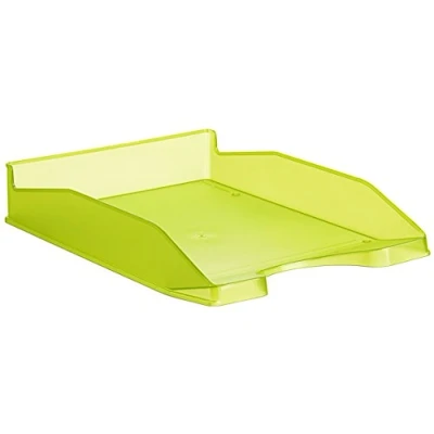 Imagen de Archivo 2000 742KWTL Bandeja apilable organizadora para documentos en formato A4 y folio, color verde kiwi traslúcido