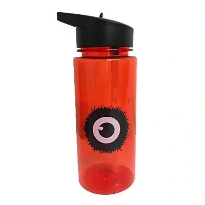 Imagen de Tinc Kronk Flip Straw Water Bottle Botella con Pajita, Rojo, 21 cm