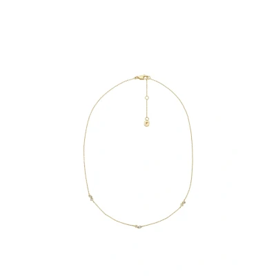 Imagen de Fossil Collar de mujer latón con cierre langosta, Tono dorado claro