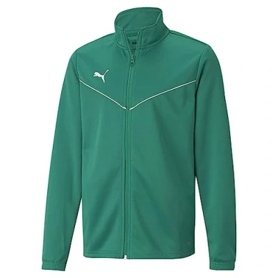 Imagen de Puma Teamrise Training Poly Jacket Chaqueta De Entrenamiento, Unisex niños, Pepper Green White, 140