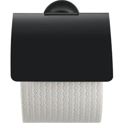 Imagen de Duravit Starck T Portarrollos de Papel, Latón, Negro Mate, für 1 Rolle