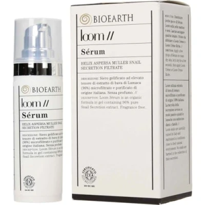 Imagen de BIOEARTH Loom Serum Tratamiento Regenerador para todo Tipo de Piel Reduce los Signos Envejecimiento el Acné y las Cicatrices 30 ml